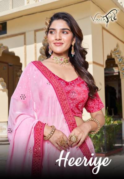 HEERIYE BY VOUCH CHINON LEHENGA CHOLI MANUFACTURE IN INDIA